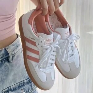 Adidas Samba Branco/Rosa