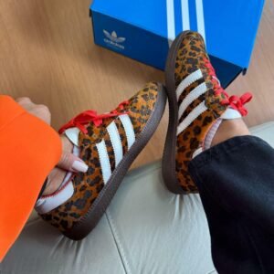 Adidas Samba Leopard/Laranja