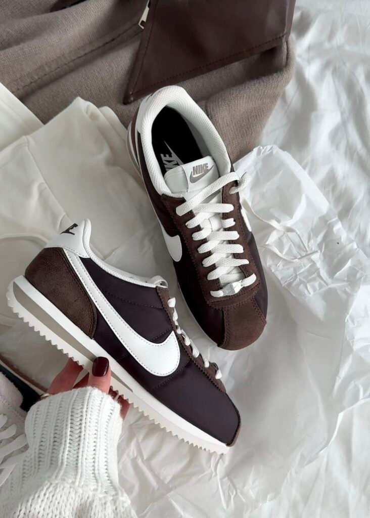 Nike Cortez Castanho/Branco