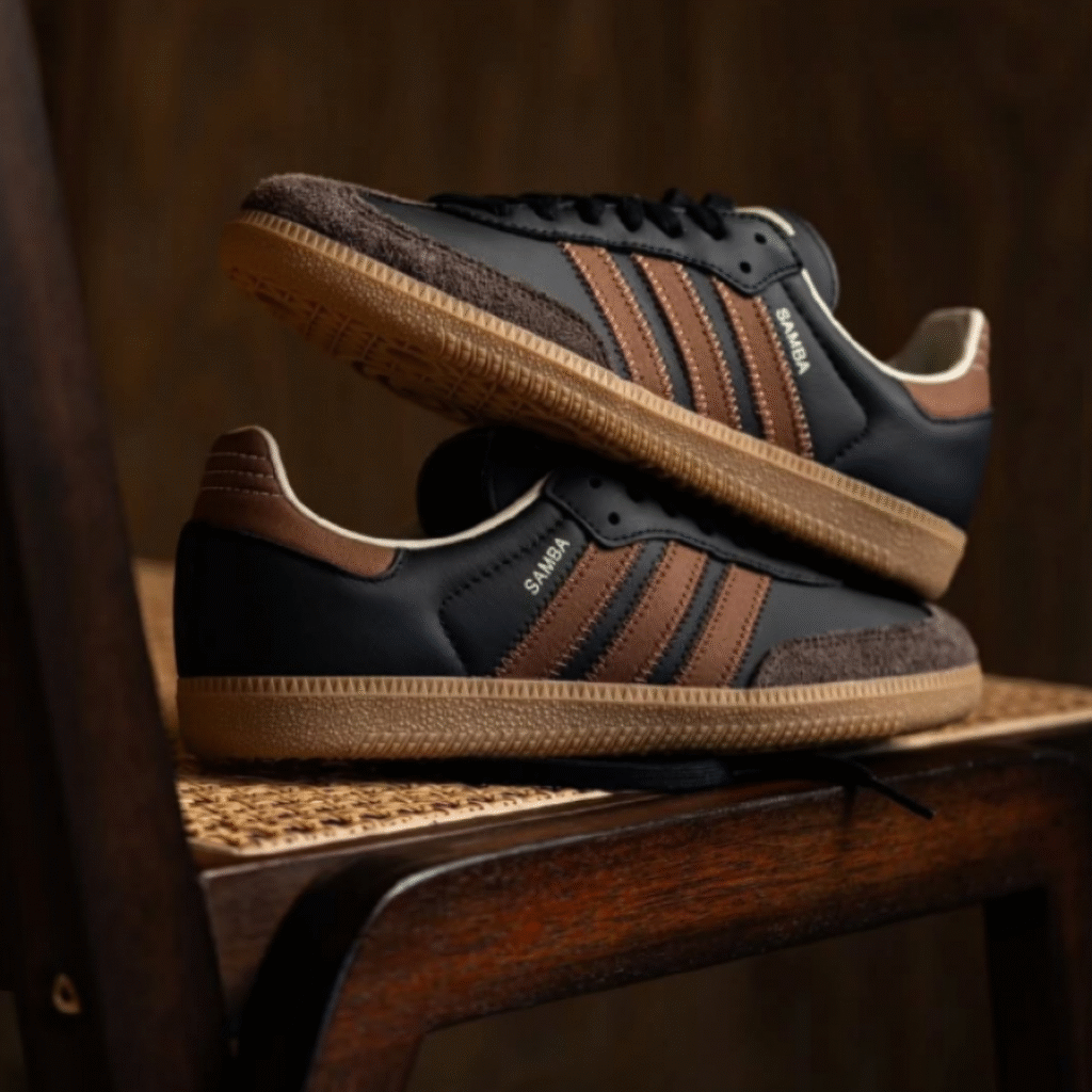 Adidas Samba Preto/Castanho