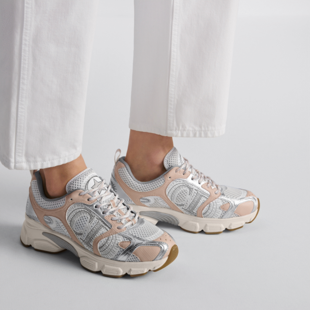 Dior Chrono Sneaker White/Blush/Silver