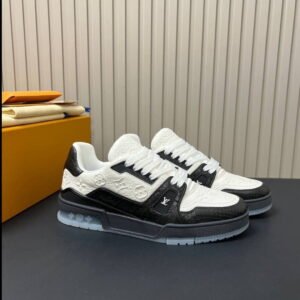 LV Trainer Sneaker White Monogram/Black