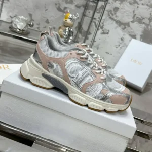 Dior Chrono Sneaker White/Blush/Silver