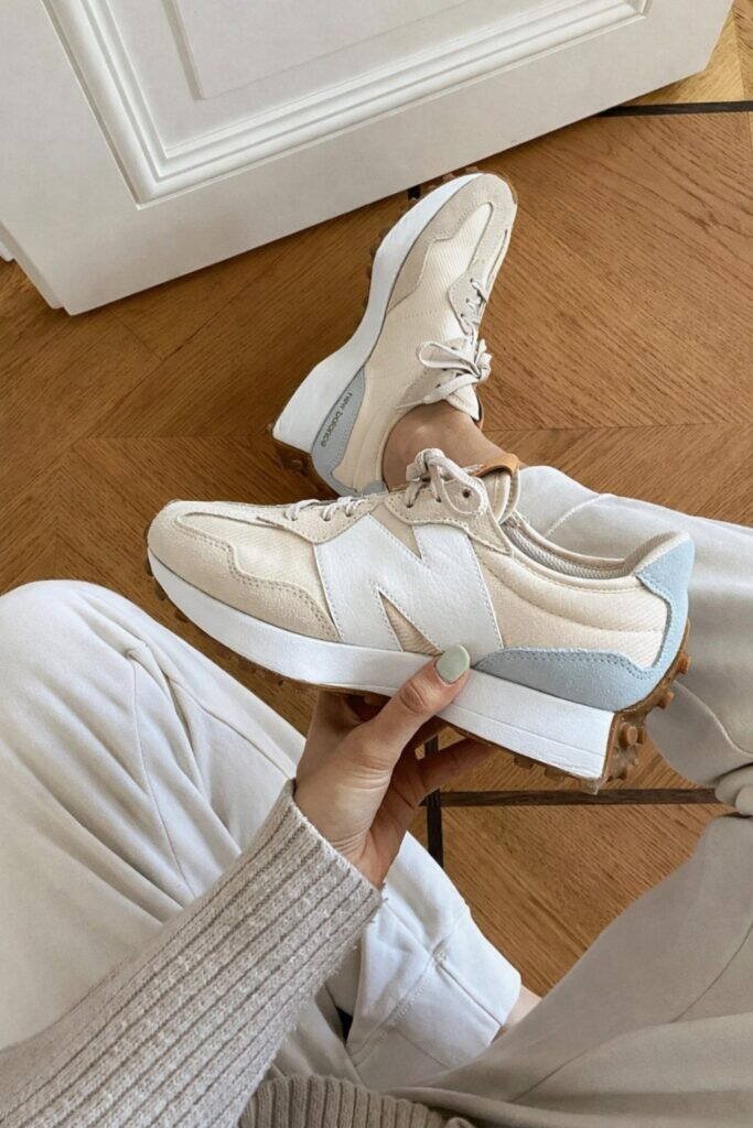 New Balance 327 Beige/Azul