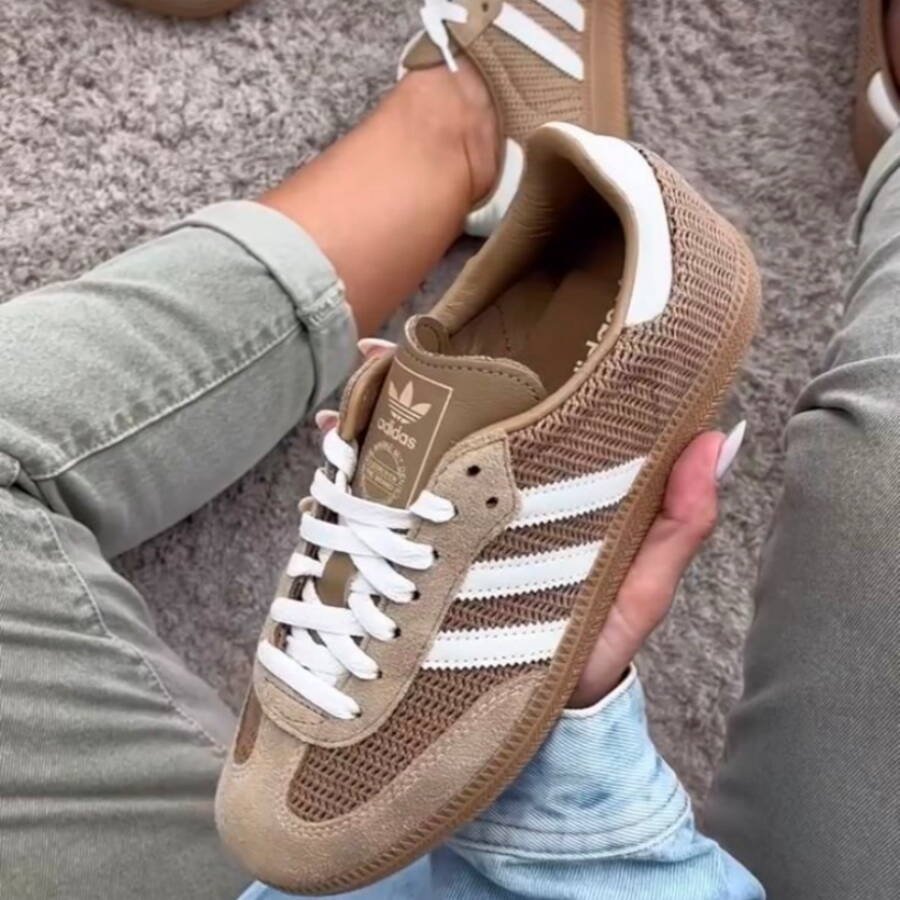 Adidas Samba Crochet Castanho