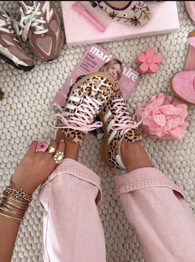 Adidas Samba Leopard Rosa