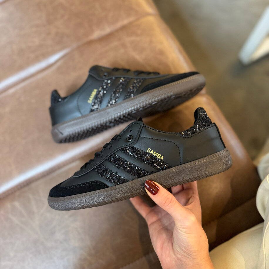 Adidas Samba Preto/Glitter