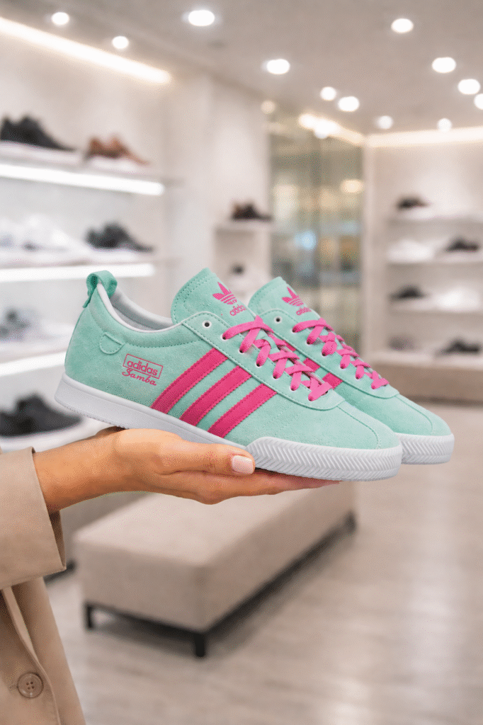 Adidas Samba 62 Super Verde Água