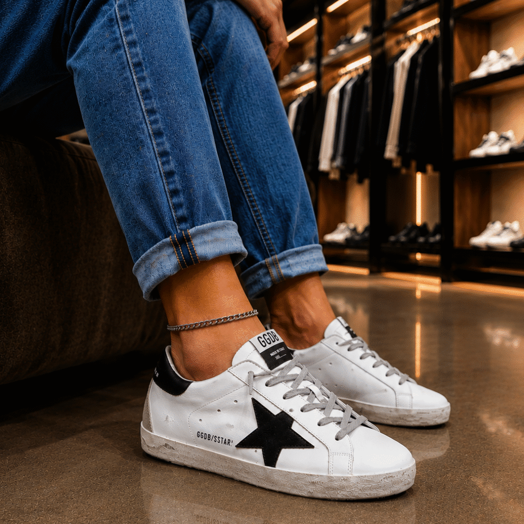Golden Goose Super-Star Preto