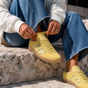 Adidas Gazelle Amarelo Glitter